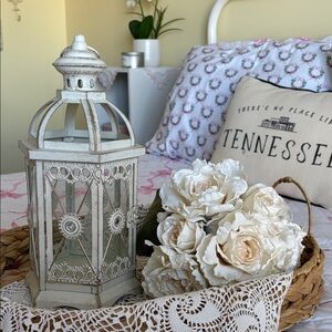 Pier 1 Cream Decorative Lantern